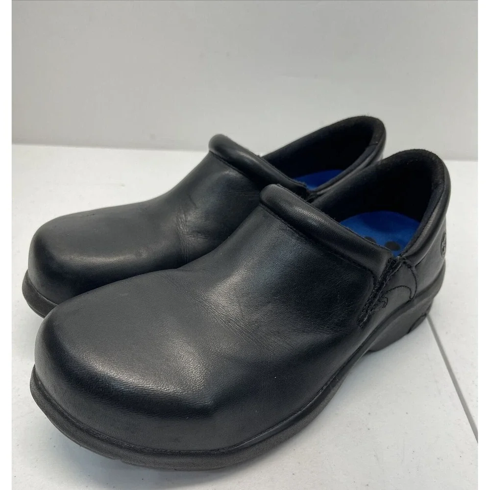 Timberland Pro Anti-Fatigue Tech ESD Womens 7.5M Anti Oil Slip Non Marking Black